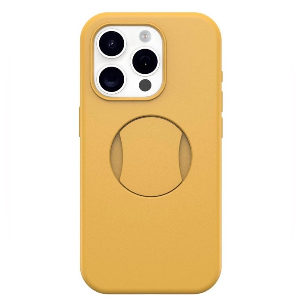 OtterGrip by Otter box symmetry series yellow iPhone 15, 14, 13 phone case - Picture 5 of 5